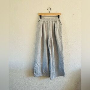 Madewell Wide Leg Grey Sweatpants